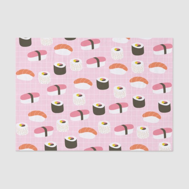 Cute Sushi Tissue Paper (Front)