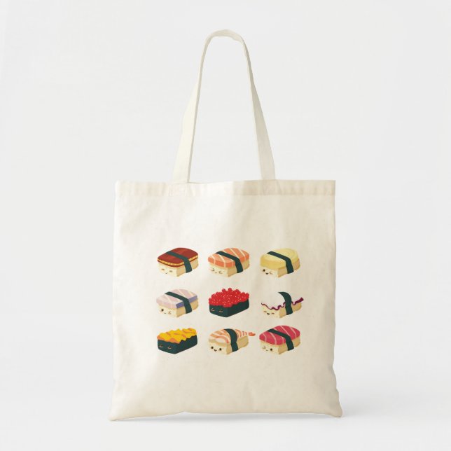 Cute Sushi Tote Bag (Front)