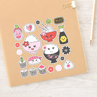 Cute Sushi Vinyl Stickers