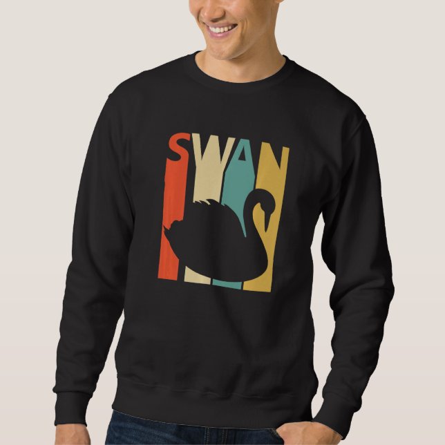 Cute Swan Animal Sweatshirt (Front)