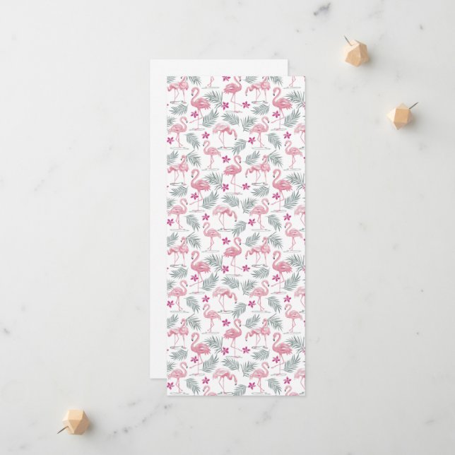 Cute Swan Birds Repeated Pattern Announcement (Front/Back In Situ)