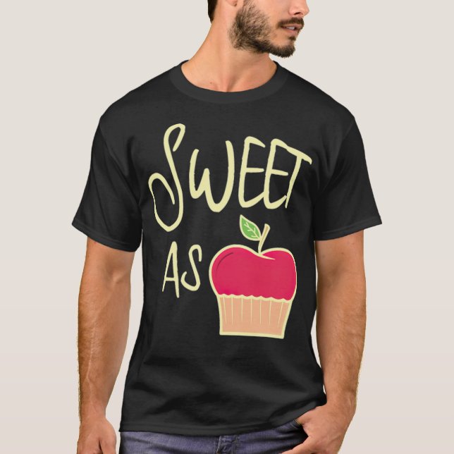 Cute Sweet As Apple Pie Chefs animal birthday cons T-Shirt (Front)