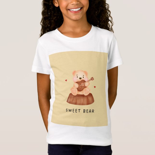 cute sweet bear T-Shirt (Front)