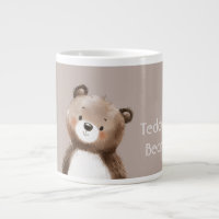 Cute Sweet Brown White Teddy Bear