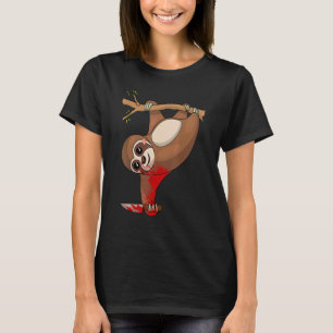 Cute Sweet But Psycho Sloth Humour Wife Mum Gift H T-Shirt