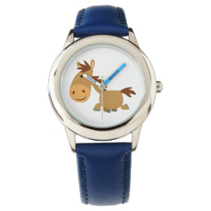 Cute Sweet Cartoon Horse Watch