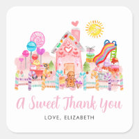 Cute Sweet Celebration Candyland Kids Birthday