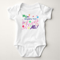 Cute Sweet Colorful Girly My Grandpa Loves Me