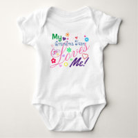 Cute Sweet Colourful Girly My Grandma Loves Me