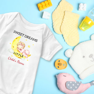 Cute Sweet Dreams Little Baby Girl Custom Bodysuit
