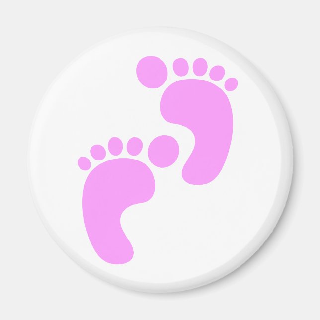 Cute Sweet Footsteps Funny Shirt Magnet (Front)