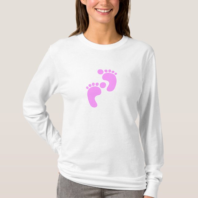 Cute Sweet Footsteps Shirt (Front)