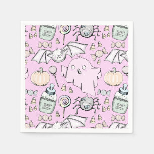 Cute & Sweet Halloween Kids Birthday Napkin