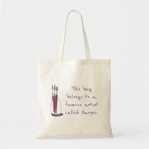 Cute Sweet Quirky Famous Artist Tote Bag