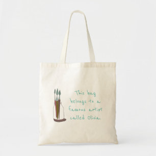Cute Sweet Quirky Famous Artist  Tote Bag