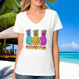cute sweet Summer time pineapple T-Shirt