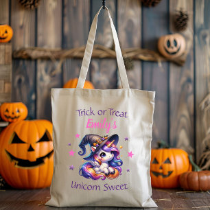 Cute Sweet Unicorn Halloween Personalised  Tote Bag