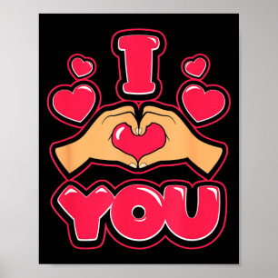 Cute Sweet Valentines Gift Love Girlfriend Boyfrie Poster