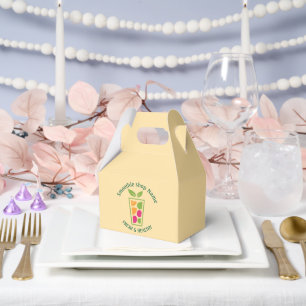 Cute Sweet yogurt Smoothies fruit Juice bar shop Favour Box