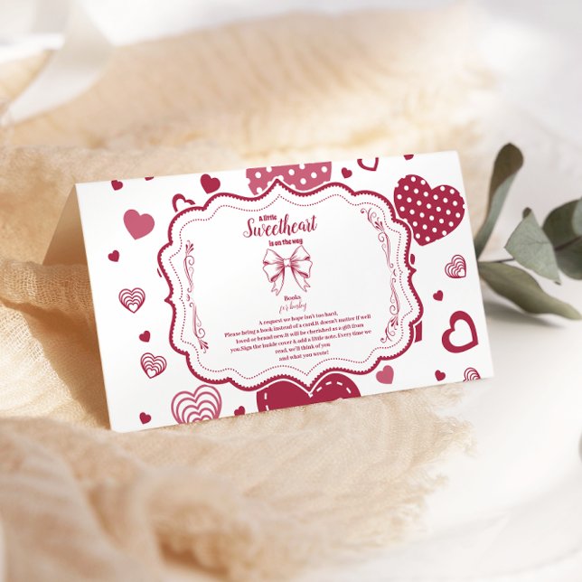 Cute Sweetheart Valentine's Day Books for Baby Enclosure Card (Creator Uploaded)