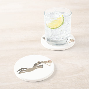 Cute Swift Cartoon Horse Coaster