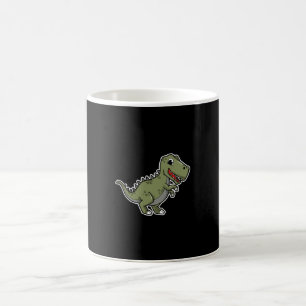 Cute T-Rex Dinosaur Sticker – Funny Cartoon Dino Coffee Mug