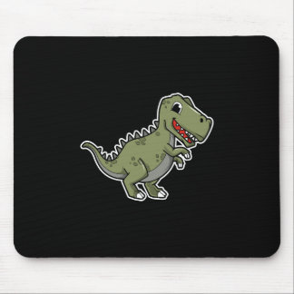 Cute T-Rex Dinosaur Sticker – Funny Cartoon Dino  Mouse Mat