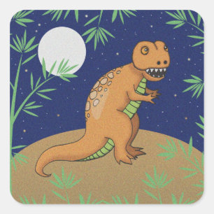 Cute T-Rex Dinosaur Stickers