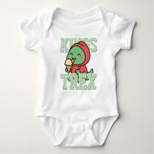 Cute T-Rex Dinosaur Unisex Man Woman Clothes Baby Bodysuit
