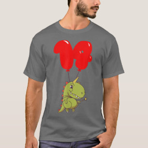 Cute T-Rex Fairy - 14th Birthday - Kids Balloon Pa T-Shirt