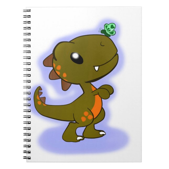 Cute T-Rex Notebook (Front)