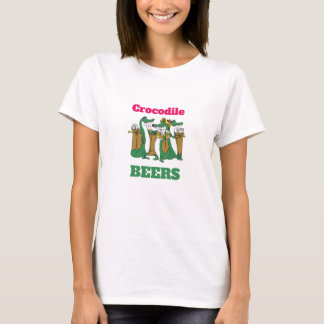 CUTE! T-Shirt Crocodile BEERS -  Funny