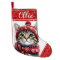 Cute Tabby Cat Christmas Pet Stocking