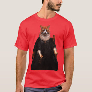 Cute tabby cat Distinguish Royal Dog Pets on renai T-Shirt