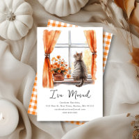 Cute Tabby Cat | Fall I've Moved New Address 