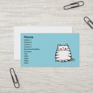 Cute Tabby Cat – Kawaii kitty for cat lovers Business Card
