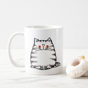 Cute Tabby Cat – Kawaii kitty for cat lovers Coffee Mug