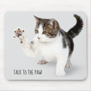 cute tabby cat mouse mat