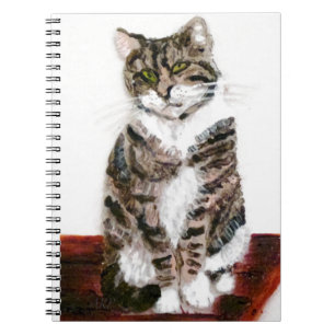 Cute Tabby Cat Notebook