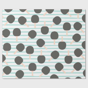 Cute Table Tennis Wrapping Paper