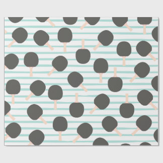 Cute Table Tennis Wrapping Paper