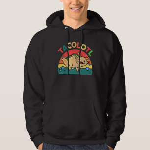 Cute Taco Axolotl Kids Boy Girl Tacolotl Salamand Hoodie