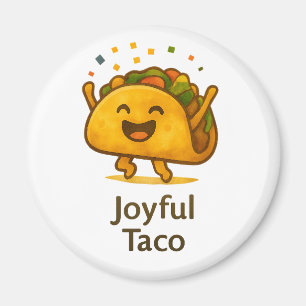 Cute Taco Fridge Magnet Funny Foodie Gift
