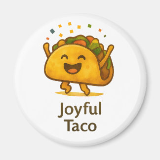 Cute Taco Fridge Magnet | Funny Foodie Gift