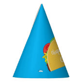 Cute Taco Kids 1st Birthday Party Mexican Food Party Hat (Left)