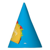 Cute Taco Kids 1st Birthday Party Mexican Food Party Hat (Right)