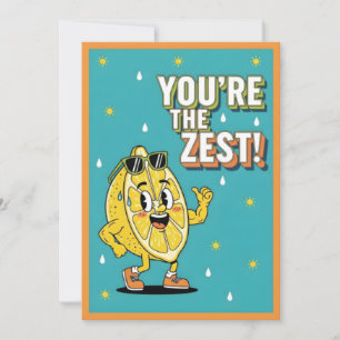 Cute Taco Pun Lettuce Taco Bout It Funny Cartoon Thank You Card