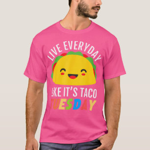 Cute Taco Toddler Boys Girls Funny Taco Tuesday T-Shirt