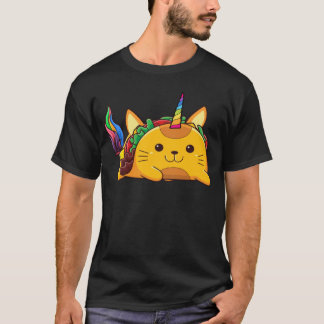 Cute Taco Unicorn Mexican Cinco de Mayo Unitaco Ki T-Shirt