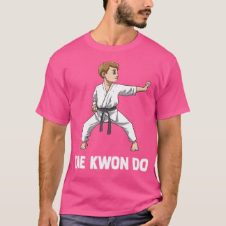 Cute Taekwondo Boy Kid Taekwondo Fighter T-Shirt